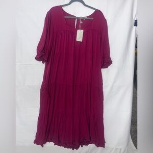 tea n rose NWT Tiered Midi Dress 3X